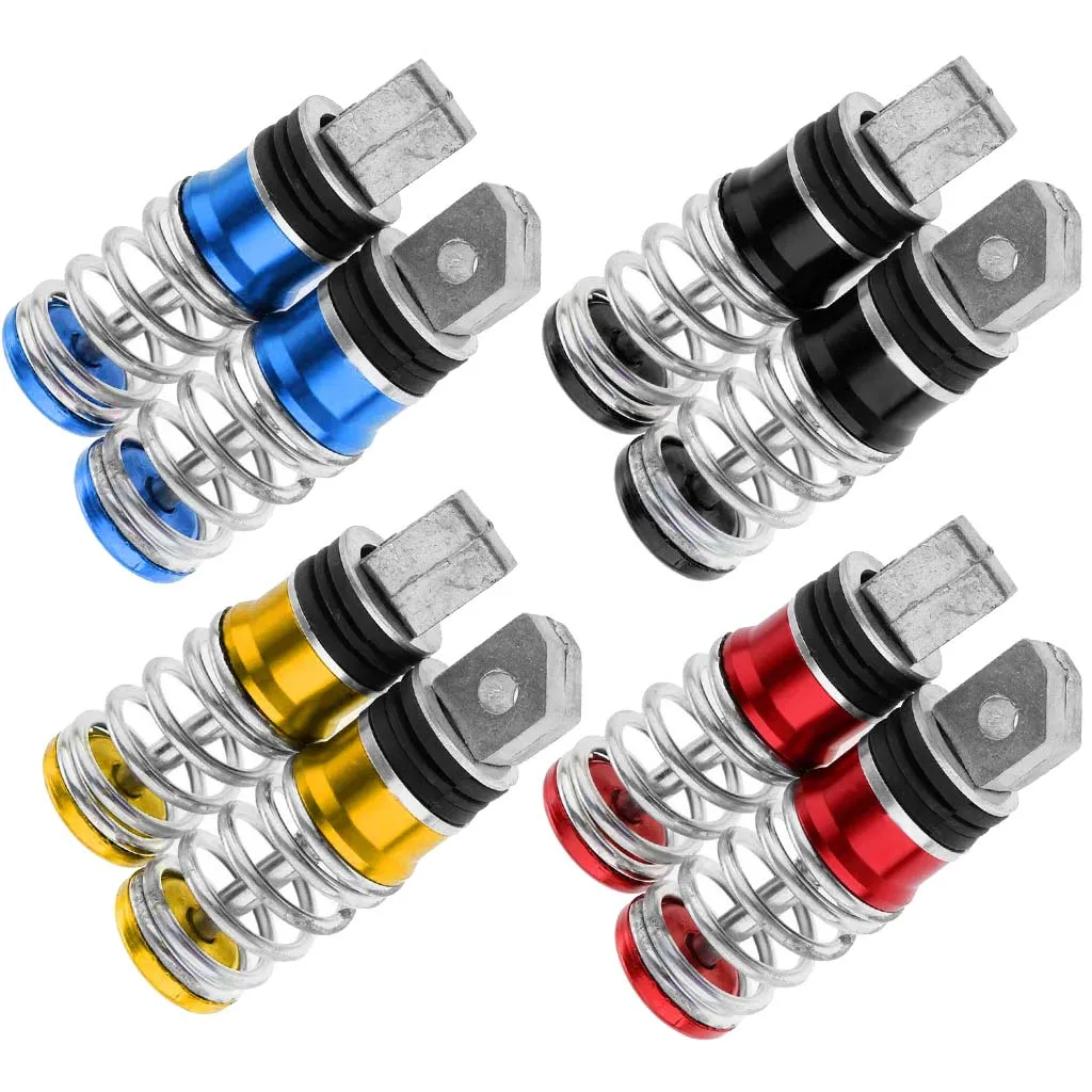 Motorcycle Modified Passenger Rear Seat Foot Pegs Footrests Pedals Steps - 2PCS