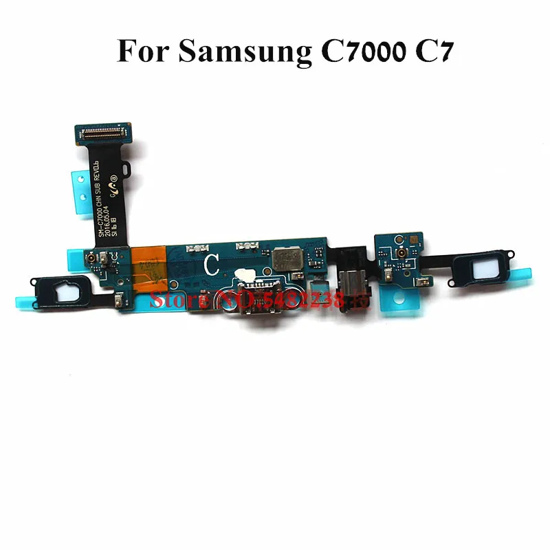 

Original USB Charging Dock Port Flex cable For Samsung C7 C7000 SM-C7000 Charger plug board With microphone eaephone Jack