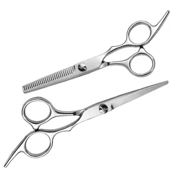 

2pcs Professional Hairdressing Cutting/Thinning Scissors Set for Barber Salon Home Use Razor Edge Hair Cutting Shears Tool