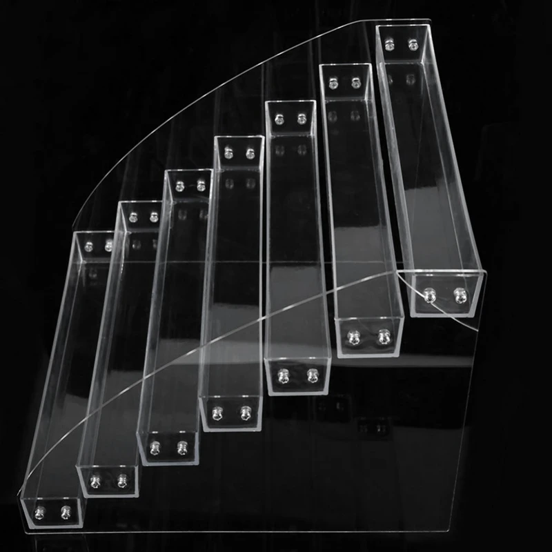 7 Tier Acrylic Cosmetics Nail Polish Rack Display Holder Plastic Box Acrylic Stand Case Lipstick Organizer Storage Nail Art Disp
