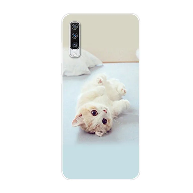 34 6,4 ''для samsung A50 чехол A 50 силиконовый мягкий чехол для samsung Galaxy A50 чехол A505F TPU Лев тонкий A50S A30S чехол - Цвет: 34
