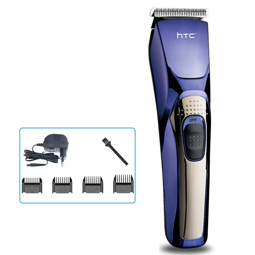 HTC Hair Clipper Salon Professional Haircut Adjustable Electric Hair Clipper Razor Adult Children Chargeable Hair Trimmer