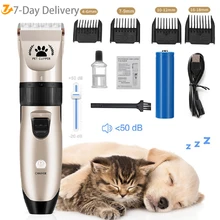 

High Qualtiy Dog Shaver Clippers Low Noise Cordless Electric Quiet Hair Clippers Set for Dogs Cats Pets with Battery Tools