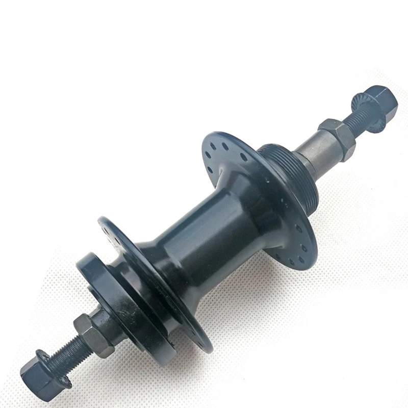 Mountain Bike Front Rear Hub Thru Axle Bicycle Brake Bearing 32 Holes Quick Release Rear Hub