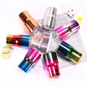 

14oz Rainbow Tumbler Mugs With Seal Lid Stainless Steel Wine Cup Vacuum Thermos Fashion Travel Water Cup For Wedding Party Gifts