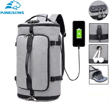

USB Anti-theft Gym Backpack Men Bags Fitness Gymtas Bag for Men Training Sports Tas Travel Sac De Sport Outdoor Laptop Sack 2020