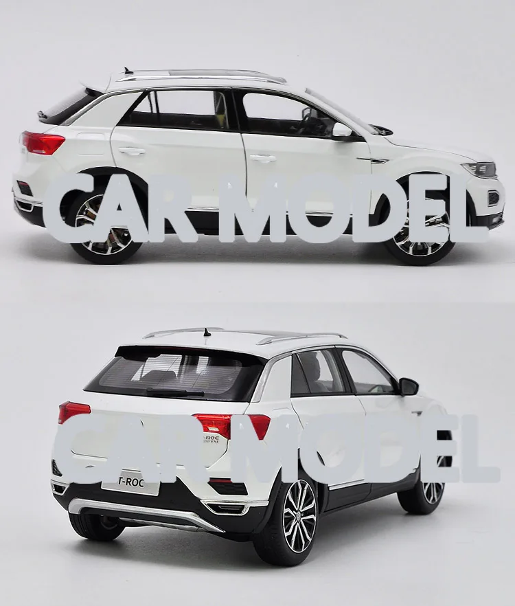 1:18 Масштаб сплава игрушечных транспортных средств VW T-ROC 280STI модель автомобиля SUV детских игрушечных автомобилей авторизованный игрушки для детей