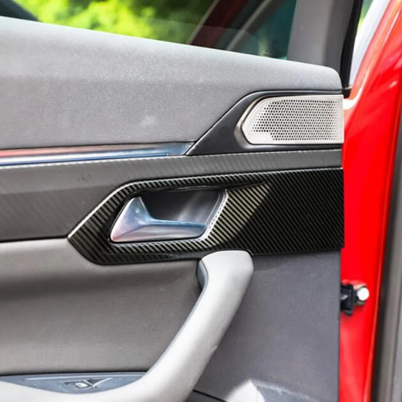 Tonlinker встроенный в дверь автомобиля ручка крышка наклейка для peugeot 508L-19 Автомобиль Стайлинг 4 шт. ABS/нержавеющая сталь крышка стикер