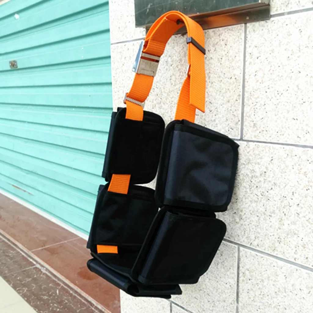 Adjustable Scuba Diving 5 Pocket Weight Belt 59'' X 2'' Webbing W/ Stainless Steel Buckle Quick Release Belt Keeper