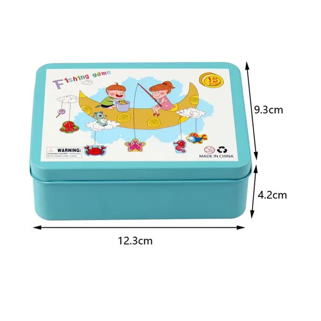 Outdoor Toys Fishing Pool Electric Magnetic Ocean Wood Fishing Toy Rod Set For Kids Child Model Play Fishing Games Hot! 6