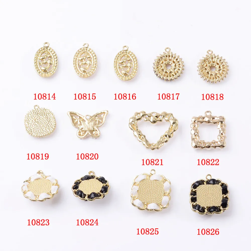 Fashion Pearl Cluster Charms for DIY Jewelry Making 10pcs Vintage Pendants Necklaces Earrings Bracelets Handmade Jewelry Finding
