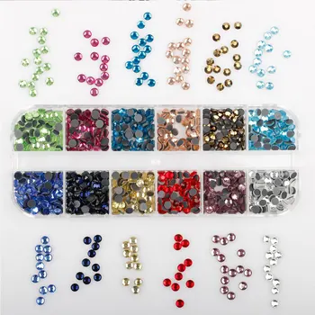 

Hot Fix Rhinestones Set Mix Size Crystals Stones Strass Flatback Rhinestones Set for Clothes DIY Decoration DMC Rhinestones Set