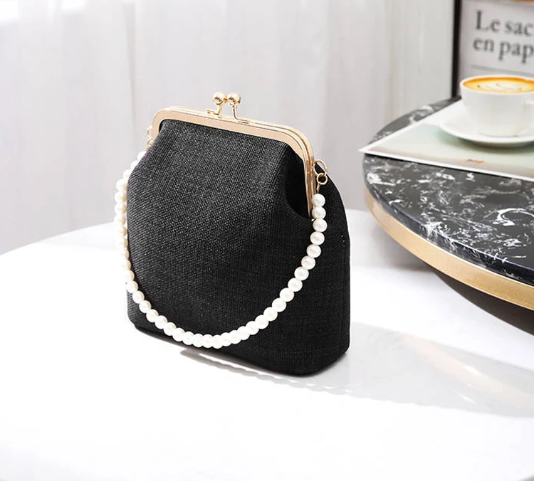 vintage bag bags women beads chain shoulder crossbody bag bags women's handbags (22)