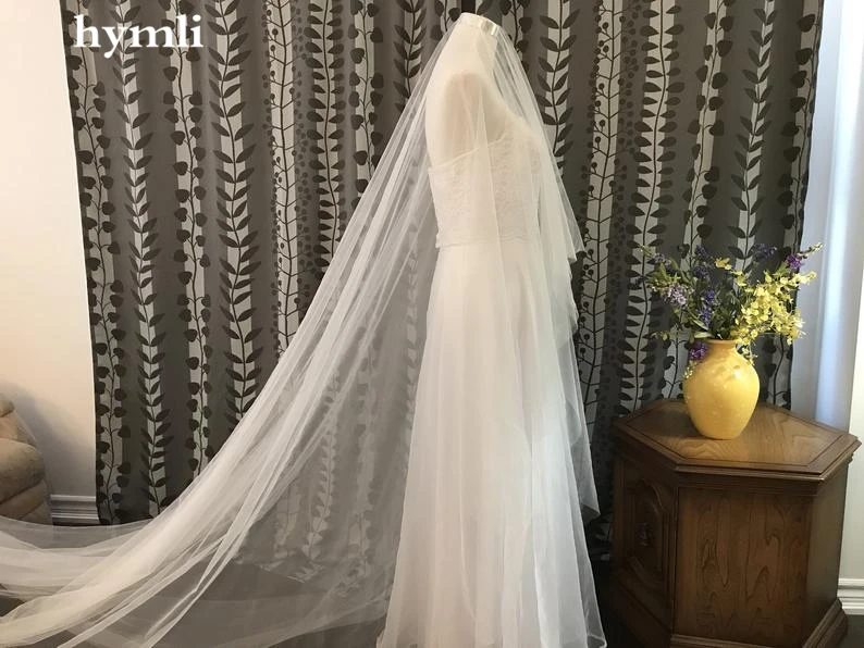 Мягкая вуаль с подвеской _ 108 &quotW X 120&quot L белый/цвета слоновой кости Румяна