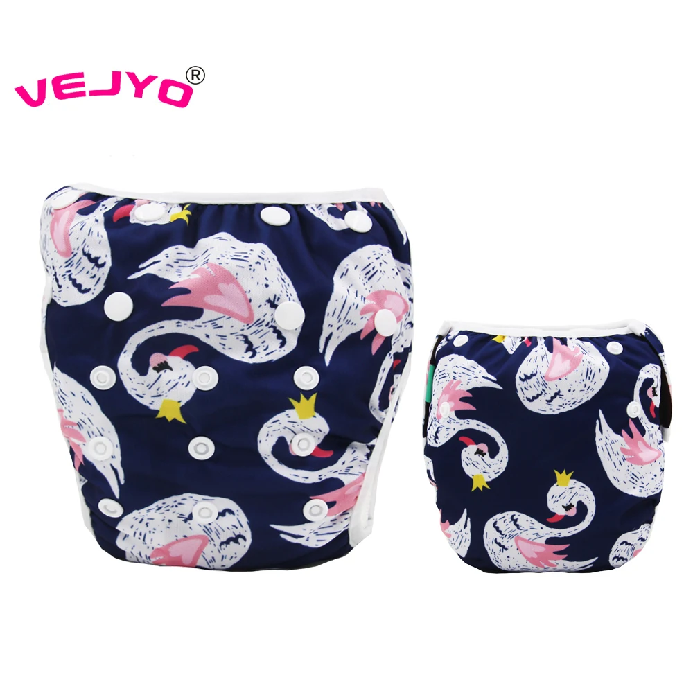 

PUL Waterproof Baby Boy Swimwear Reusable Swimsuit Washable Swim Diaper Swimming Pool Pants Size Adjustable Fit 3KGS to 15KGS