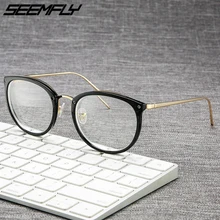 Seemfly законченный близорукость оправа для очков прозрачные женские очки оптические оправы близорукость очки-1,5-2-2,5-3-3,5-4