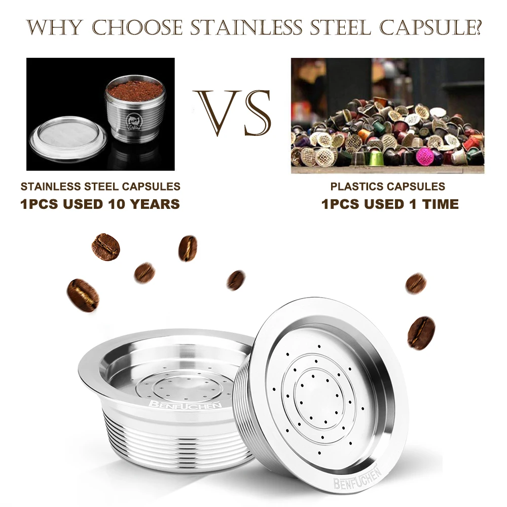 Nespresso, нержавеющая сталь, многоразовая кофейная капсула, кофе, трамбовка, многоразовые кофейные капсулы, бизнес, день рождения, кофейная посуда, подарок