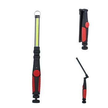 

COB LED Work Light Magnetic Portable Searchlight USB Rechargeable Flashlight Flexible Inspection Light Emergency Rotary Torch