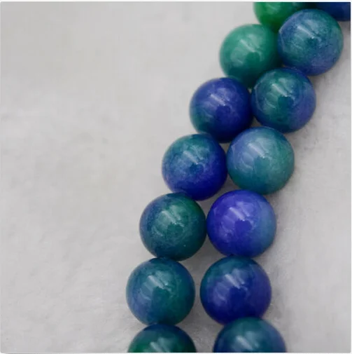10 мм Азурит хризоколла драгоценный камень круглый свободный шарик 15 ''AAA