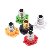 Новейший набор распылительных сопла для мойки под давлением, 5 шт., различные градусы быстрого подключения, Прямая поставка