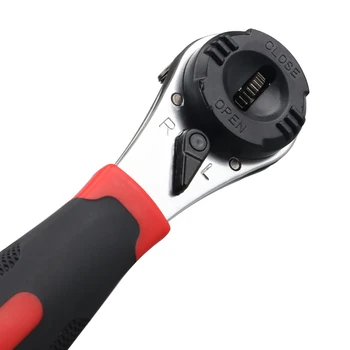 

Ratchet Wrench Multifunctional 6-22mm Adjustable Universal Key Torque Spanner Plumbing Pipe Auto Repairing Tool Faucet Wrench M