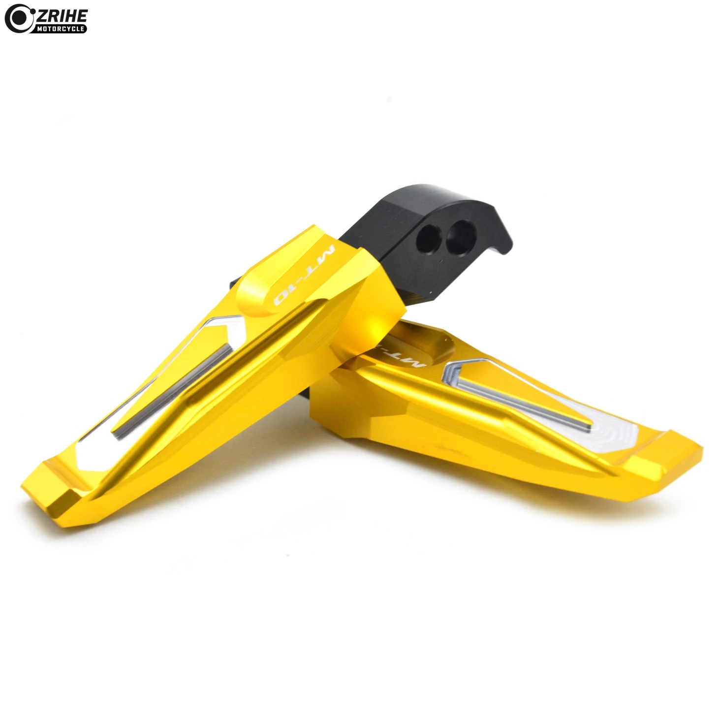 Мотоцикл складной Rearset подножки мотоцикл Подножки для yamaha MT-09 MT09 - Цвет: Золотой