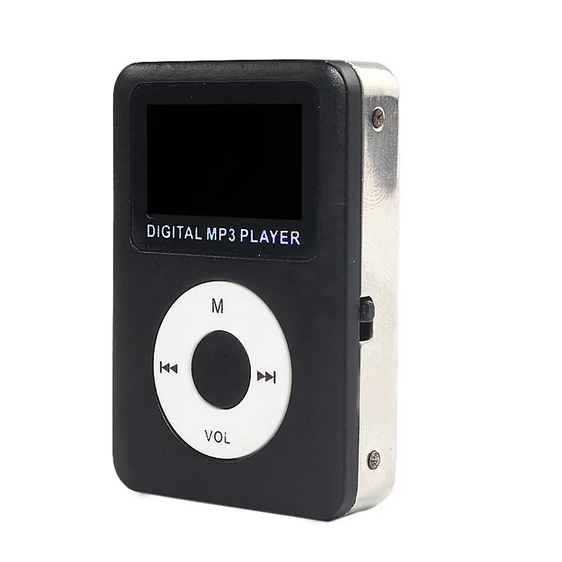 Цифровой MP3-плеер с ЖК-экраном Поддержка 32 ГБ Micro SD карта BK
