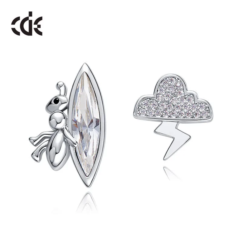 CDE минималистский для женщин ювелирные изделия серьги муравьи с украшением в