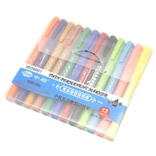 Двойная головка маркер для маркировки писец ручка тонкая точка круглый наконечник живопись цветная ручка для художника рисования школьные товары для рукоделия