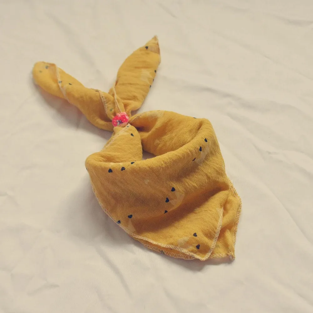 Новинка года; Детский милый квадратный шарф из хлопка и льна; треугольные шарфы для малышей с маленькой короной; теплая накидка; шейный платок; подарок
