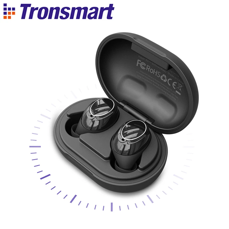 Tronsmart Onyx Neo Bluetooth наушники APTX наушники-вкладыши TWS с Беспроводной наушники с чип Qualcomm, объем Управление, голосовой помощник, 24 часов проигрывания