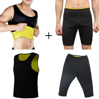 

1 CAMISETA + 1 PANTALON PARA ADELGAZAR DE HOMBRE PARA GIMNASIO SHAPERS