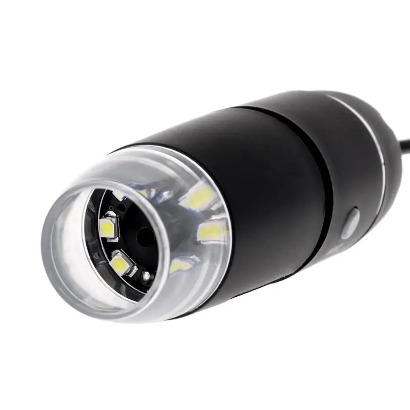 1 компл. 1000X USB цифровой микроскоп камера эндоскоп 8LED Лупа с металлической подставкой для Windows B0KB