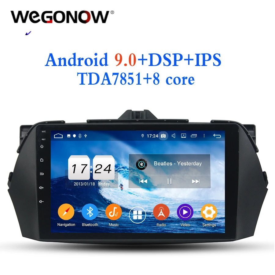 HD 9 &quot1DIN Android 0 4 Гб ram 8 core 32 ГБ для Suzuki ciaz 2013-2017 автомобильный dvd-плеер gps карта RDS