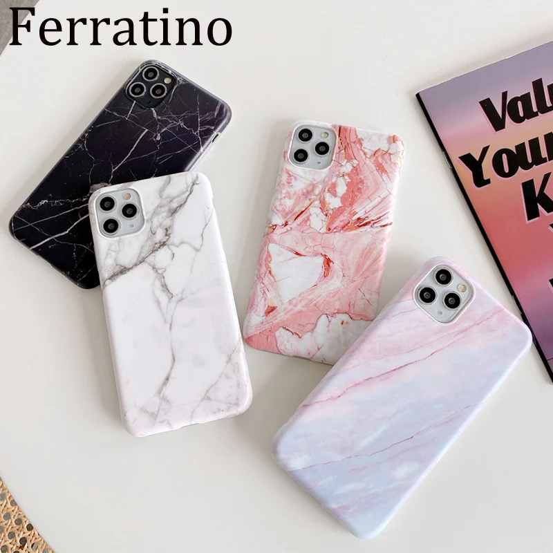 Винтажный популярный мраморный силиконовый чехол для телефона iPhone 11 Pro Max 12Pro Mini XR