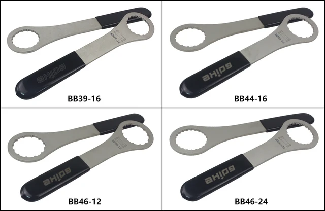 Set Di 3 Utensili Per Manovella Bici - Estrattore Pedali, Movimento Centrale E Chiave 16mm, Per Manutenzione Fai-Da-Te - Foto 3