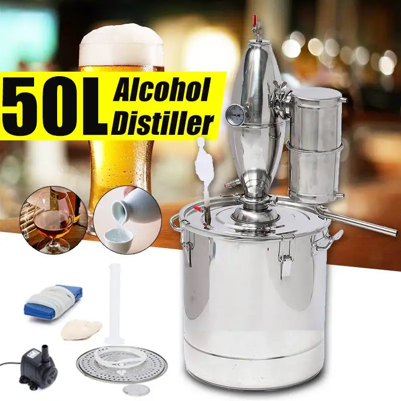 Дистиллятор 50 л Alambic Moonshine алкоголь из нержавеющей меди Сделай Сам Набор для