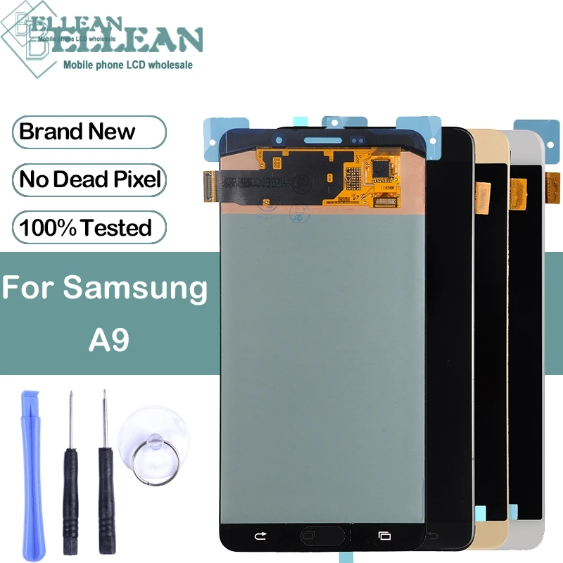 Акция Dinamico A9 Lcd для samsung Galaxy A9 Pro Lcd A910 A9000 A900 A9 дисплей с кодирующий преобразователь сенсорного экрана в сборе