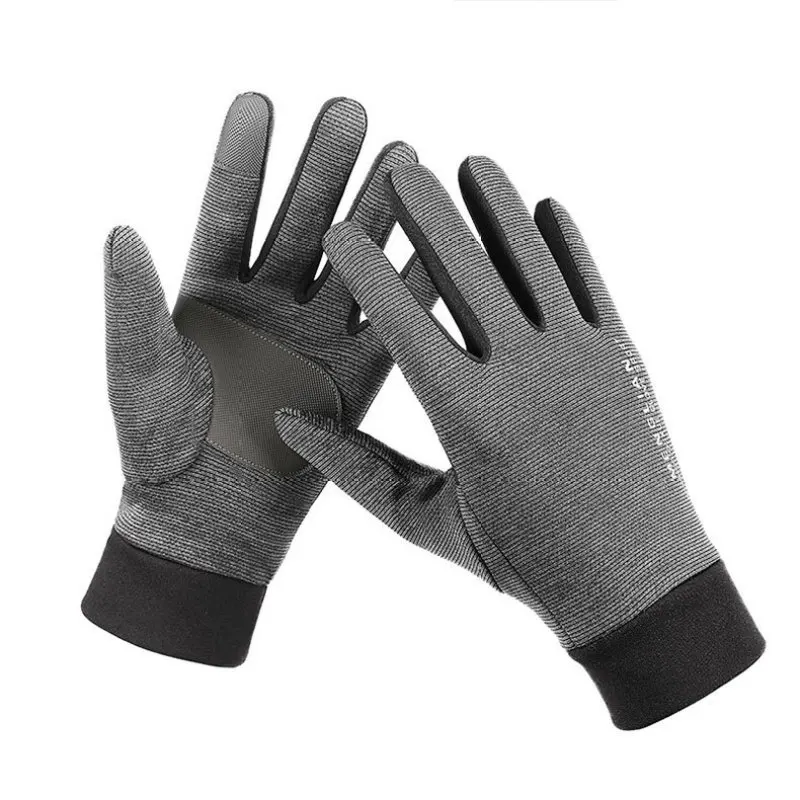 Winter Man Warm Touch Screen Plus Velvet Cotton Thin Fleece Outdoor Sports Windproof Cycling Drive Ski Non-Slip Mittens Gloves mens leather work gloves