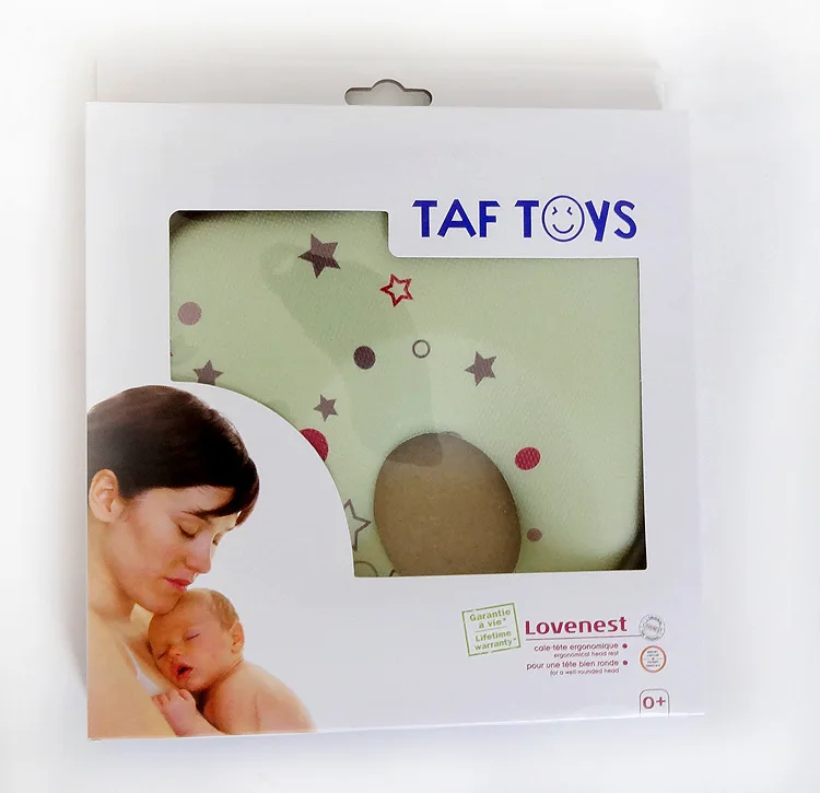 Taf Toys Babies' Shaping Pillow Anti Migraine Newborns Correct Head Type Primary Infant Memory Foam Pillow Patented