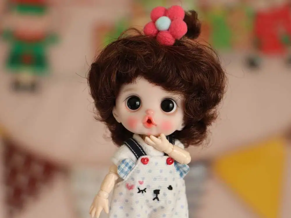 OB11 кукла Кастомизация кукла 1/8 BJD куклы OB DIY полимерная глина 20191217 - Цвет: 03