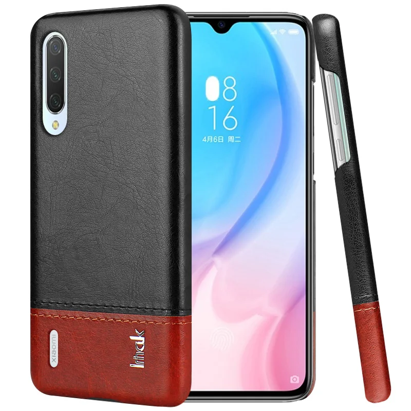 6,39 ''mi 9 Lite чехол IMAK лаконичный кожаный тонкий чехол для Funda Xiaomi mi 9 Lite Роскошный чехол mi 9 Lite Xio mi 9 Lite корпус