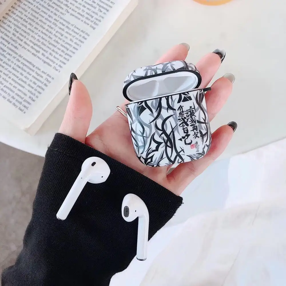 Роскошный китайский Jing thorn Модный мягкий чехол для Apple new Airpods 1/2 противоударный чехол беспроводной Bluetooth наушники чехол для гарнитуры