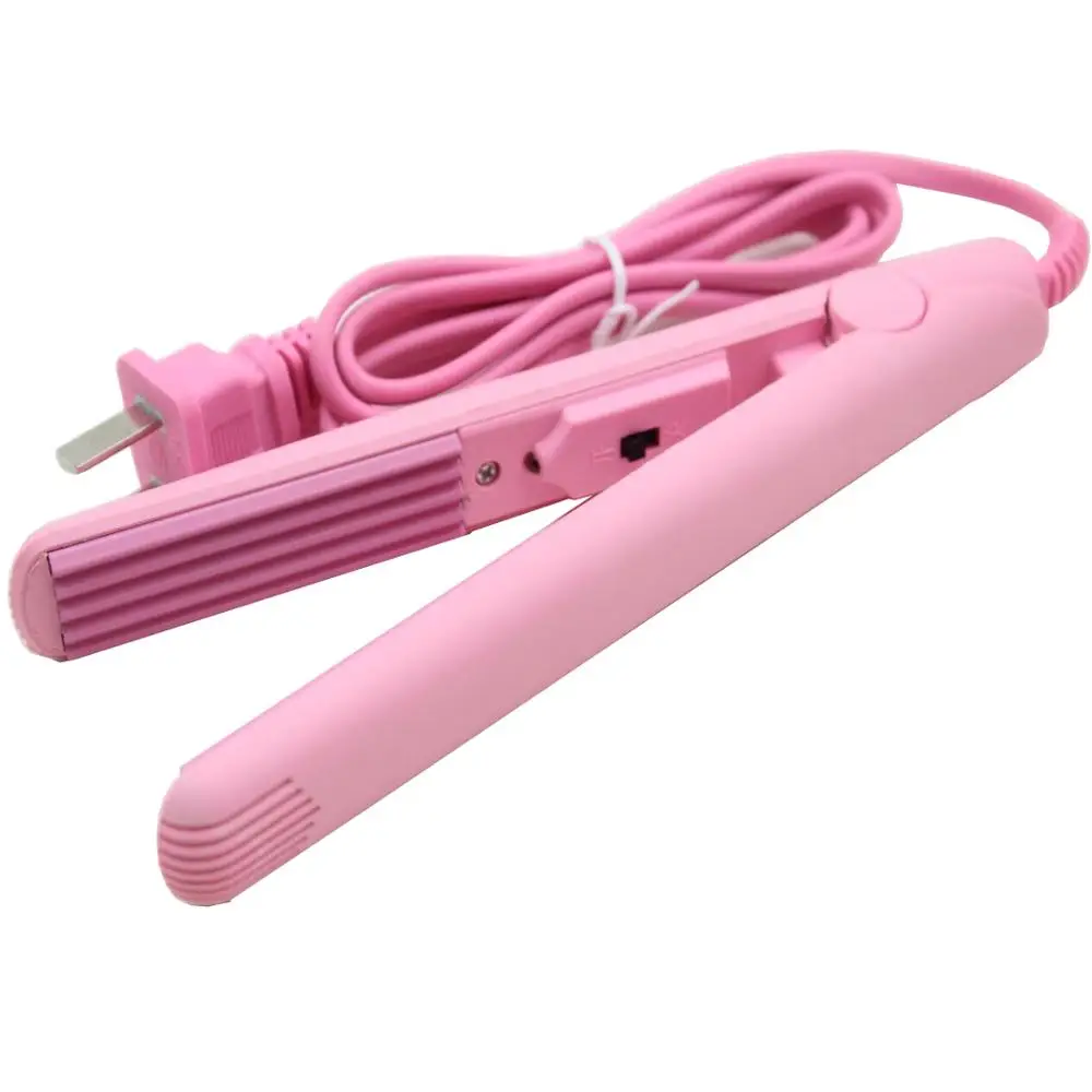 plugged in mini flat iron