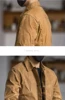 Maden Oil Wax  Jackets For Men Pocket Khaki Denim Pocket Jacket Vintage Casual Coat Cotton Solid Slim Jackets Tops ► Photo 3/6