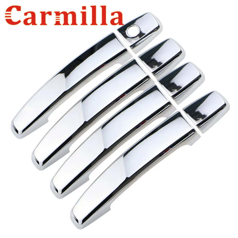 Carmilla Abs Chrome Car Door Handle Protective Cover Door Handles Trim