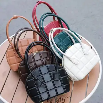 

High Quality PU leather Women Luxury Shell Bag Crocodile Design Fashion Lady Purse