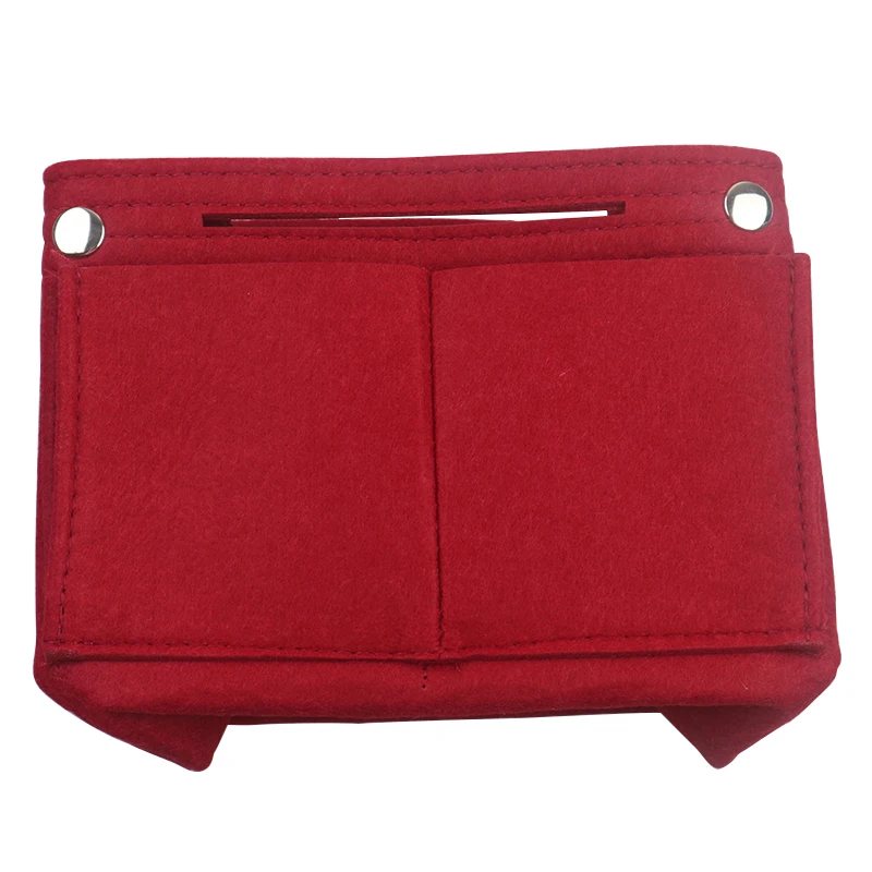 WineRed 1 шт. косметичка из войлочной ткани, многофункциональная сумка для путешествий, косметичка, органайзер, кошелек, сумка, войлочная ткань, чехол для хранения - Цвет: WineRed