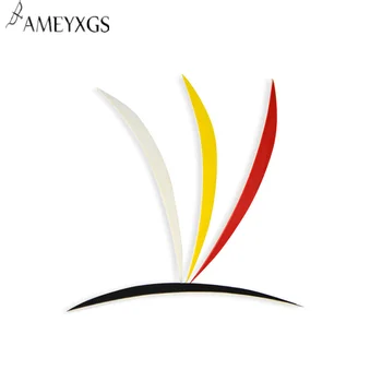 

100pcs Archery Arrow Feathers 5" Turkey Feather Right Wing For Hunting And Shooting Accessories