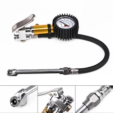 Авто воздушный насос для шин накачивающий инструмент манометр колеса Замена 220 фунтов/кв. дюйм